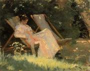 Peder Severin Kroyer Marie Kroyer in a Deckchair china oil painting reproduction